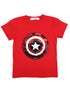 Unisex Kids Red Flip Sequins Spiderman Captain America T-Shirt 18M-8 - SophiasStyle.com